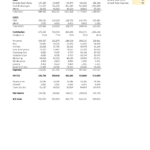 Five-Year Income Statement for Karaoke Business | eFinancialModels Income statement showing projected sales and expenses for five years.