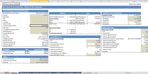 Multifamily Real Estate Acquisition Financial Model