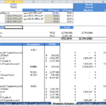 Return Metrics and Hurdle Analysis in Financial Model | eFinancialModels Detailed GP and LP return metrics including IRR and cash flows over six months.