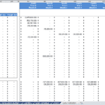Sources & Uses Financial Model Template Overview | eFinancialModels Excel template showing sources and uses of funds across multiple years.