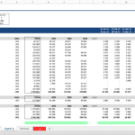 Payroll Expenses Template for Hourly Employees | eFinancialModels Detailed payroll expense sheet for hourly employees with tax calculations.