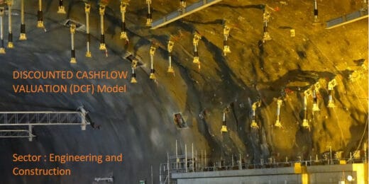 Discounted Cash Flow (DCF) Valuation Excel Model (Engineering and Construction)