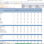 DCF Valuation Model for Construction Company | eFinancialModels Valuation ratios and per share data for DCF analysis in Excel