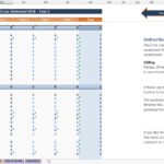 Profit and Loss Statement Template Overview | eFinancialModels Profit and Loss statement template with sections for revenue, costs, and editing guidelines.