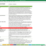 SaaS Financial Model Overview | eFinancialModels Excel sheet showing SaaS marketing metrics and financial assumptions.