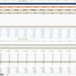 Financing Model Overview - Loans and Equity Investments | eFinancialModels Financing model showing monthly loans, equity investments, and dividend payments.