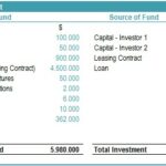Initial Investment Breakdown for Financial Planning | eFinancialModels Breakdown of initial investment and funding sources for a financial initiative