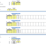 Financial Model: Working Capital and Financing Overview | eFinancialModels Excel template showing working capital, receivables, payables, and financing structure.