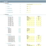 Financial Projection Setup Inputs for ABC Medical Laboratory | eFinancialModels Setup interface for financial projection inputs, including general inputs, naming inputs, and associated categories.