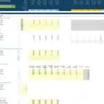 Revenue assumptions table detailing customer additions and investment allocations for a financial model.