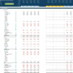 ABC Medical Laboratory Ltd Income Statement | eFinancialModels Income statement for ABC Medical Laboratory with revenue and expense breakdown in GBP.