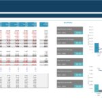 Financial dashboard presenting income statements, balance sheets, and key ratios for ABC Asset Management Ltd.