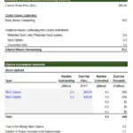 Detailed LBO Analysis: Diluted Shares Overview | eFinancialModels Screenshot of a detailed LBO analysis showing diluted shares calculation, including current share price and dilutive instruments.