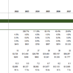 SaaS Financial Model Key Metrics Overview | eFinancialModels SaaS financial model showing key metrics including ARR growth, churn rates, and customer acquisition costs.