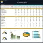 Key Financial Metrics for Shoe Store Model | eFinancialModels Shoe store financial model highlighting key metrics and ratios over time.