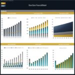 Shoe Store Financial Model Performance Dashboard | eFinancialModels Shoe store financial dashboard showing revenue, expenses, and cash flow trends.