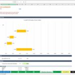 Valuation Summary with Key Metrics in Excel | eFinancialModels Financial valuation summary displaying IRR and key financial ratios.