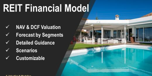 REIT Financial Model –NAV (Net Asset Value) & DCF Valuation Analysis Model