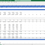 Pro forma cash flow table displaying rental income and expenses for investment analysis.