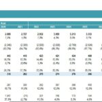 DCF Valuation Model for REIT Financial Projections | eFinancialModels DCF valuation table showcasing free cash flow and EBIT projections for a REIT.