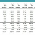 1st Year Balance Sheet Overview for Year 2022 | eFinancialModels Balance sheet with asset values for year 2022 across multiple months.