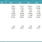 DCF Valuation Model with Historical and Forecast Data | eFinancialModels Chart illustrating DCF valuation model with EBIT, NOPLAT, cash flows, and growth factors over time.