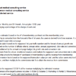 Financial Model Overview for Medical Consulting Services | eFinancialModels Revenue and expense forecast details for medical consulting