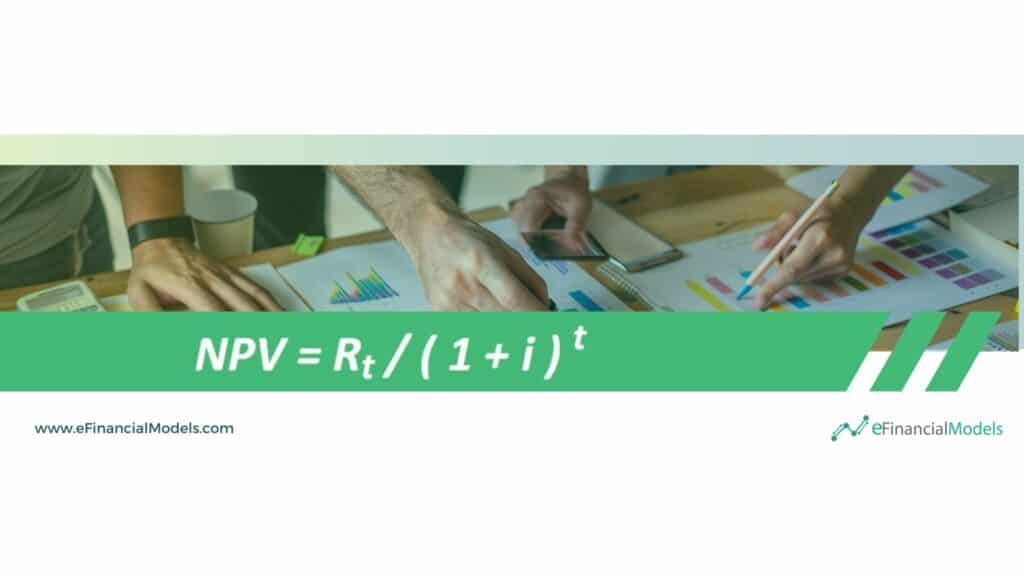 Net Present Value (NPV) Calculation Formula | eFinancialModels 2 - The formula for NPV calculation