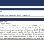 Dividend Discount Equity Valuation Model | eFinancialModels Dividend Discount Model for financial valuation of Company A with CAPM details.