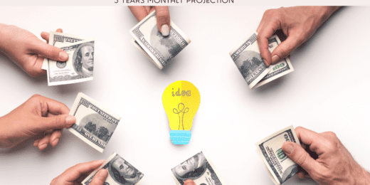 Crowdfunding Platform/Marketplace Financial Model – 5 years Monthly Projection