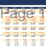 10-Year Real Estate Private Equity Waterfall Financial Model | eFinancialModels Cash flow projections for a 10-year real estate equity
