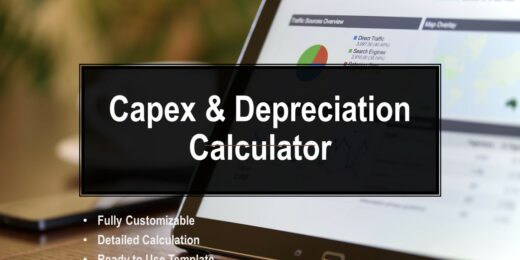 Capex & Depreciation Schedule Calculator Template