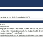 Gordon Growth Model Financial Valuation Template | eFinancialModels Gordon Growth Model template for dividend valuation with key input metrics