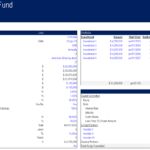 Umbrella Private Equity Fund Financial Model Overview | eFinancialModels Financial model showing investment details for Umbrella Private Equity Fund.