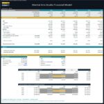 Martial Arts Studio Financial Model and Valuation Summary | eFinancialModels Financial metrics including NPV and cash flow for a martial arts studio valuation.