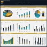 Martial Arts Studio Financial Model Dashboard Overview | eFinancialModels Financial dashboard illustrating revenue, expenses, and cash flow trends for a martial arts studio.