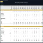 Revenue projections for Pilates and Yoga studio with monthly client data and total revenue insights.