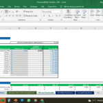 HR assumptions spreadsheet detailing management salaries and growth rates.