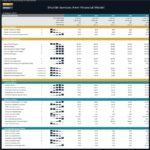 Shuttle Services Firm Financial Ratios Overview | eFinancialModels Financial ratios table for a shuttle services firm comparing years 2022-2024.