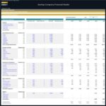 Fixed assets records table detailing categories, purchase years, costs, and depreciation methods.