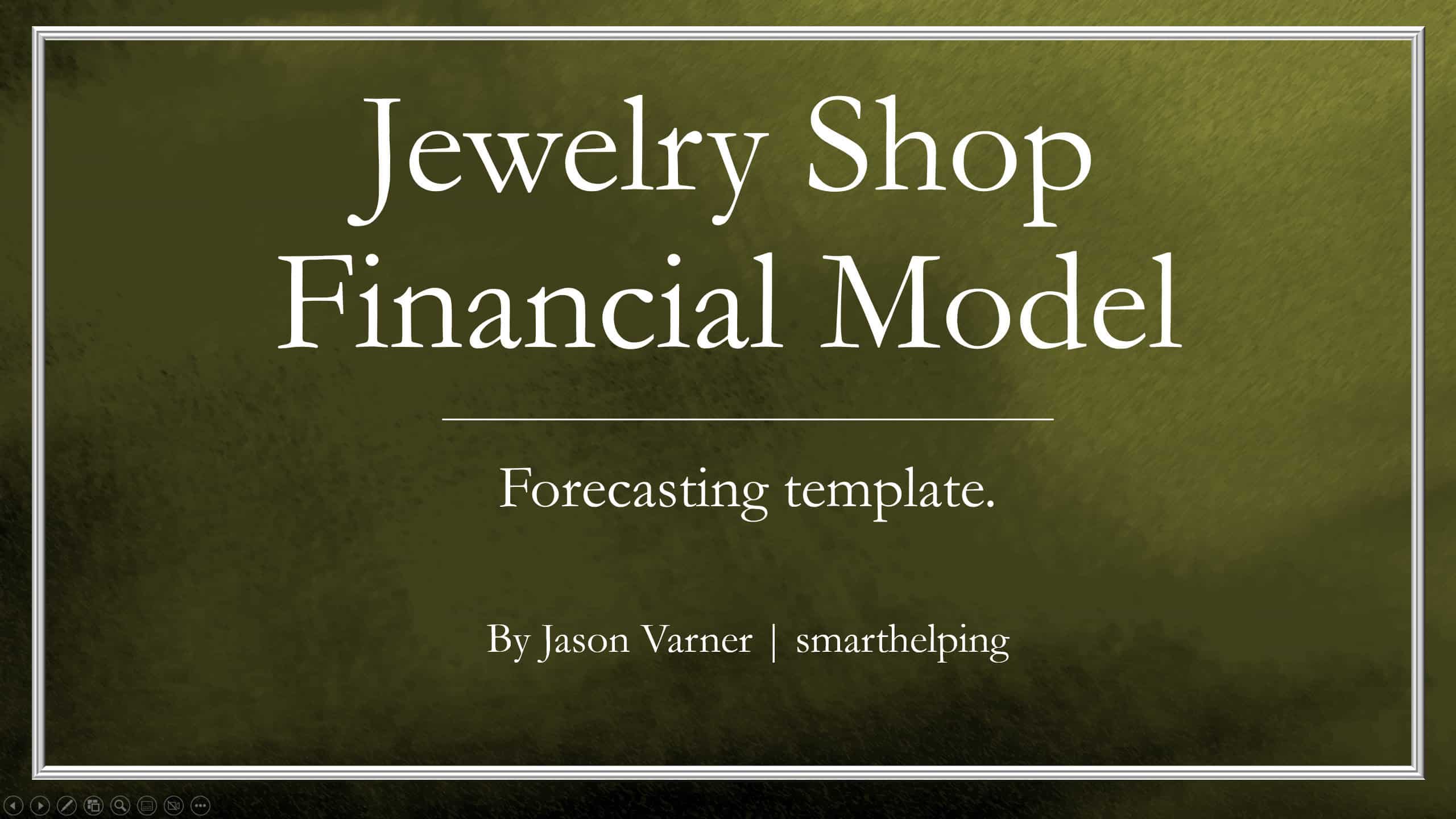 Jewelry Shop / Store 5 Year Startup Business Model