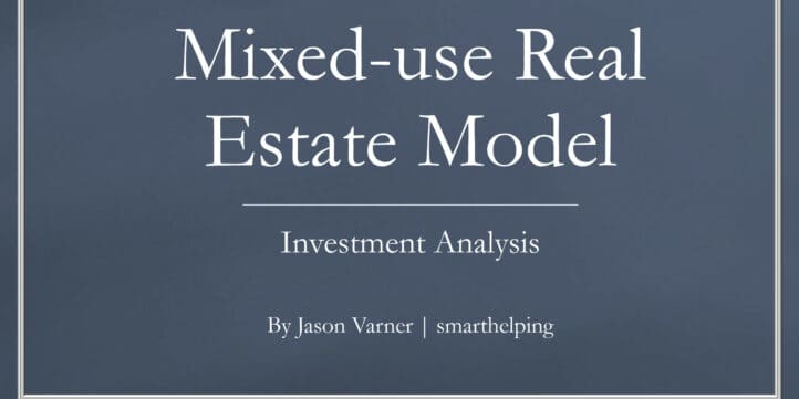 Mixed-Use Real Estate Model: Leverage / JV Options