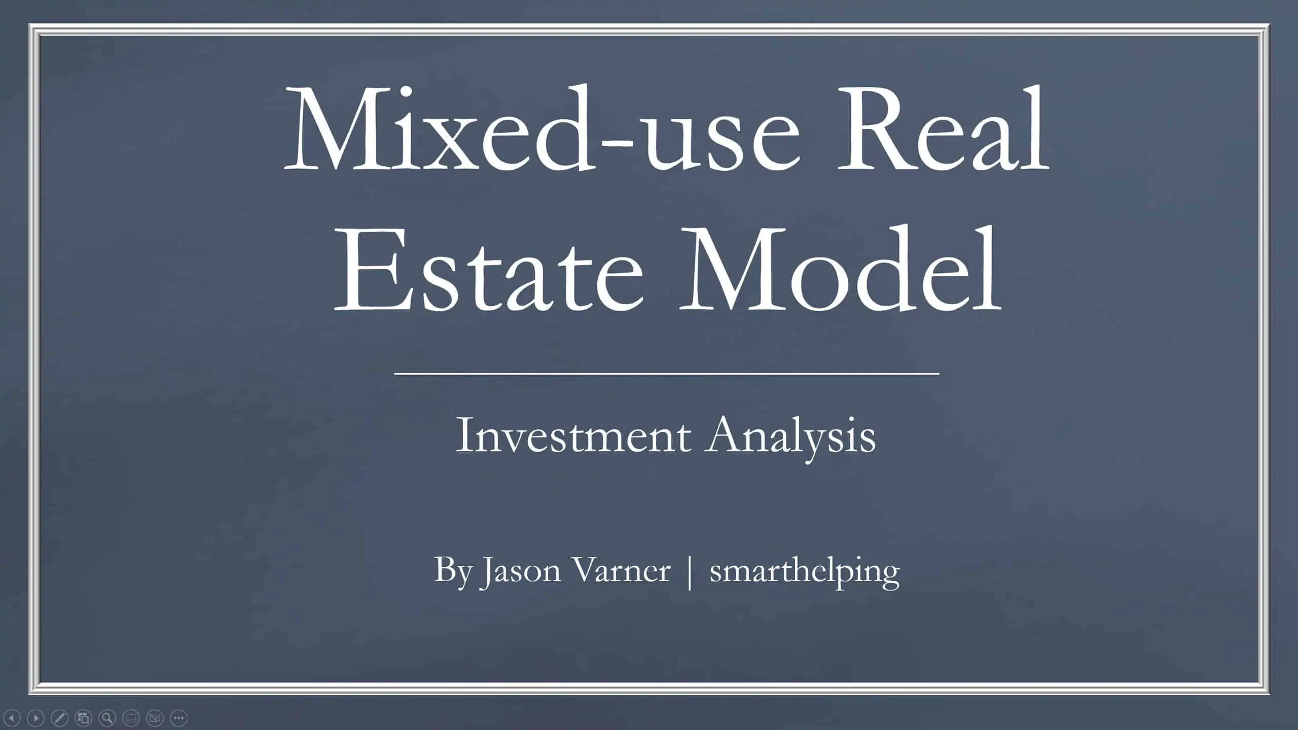 Mixed-Use Real Estate Model: Leverage / JV Options