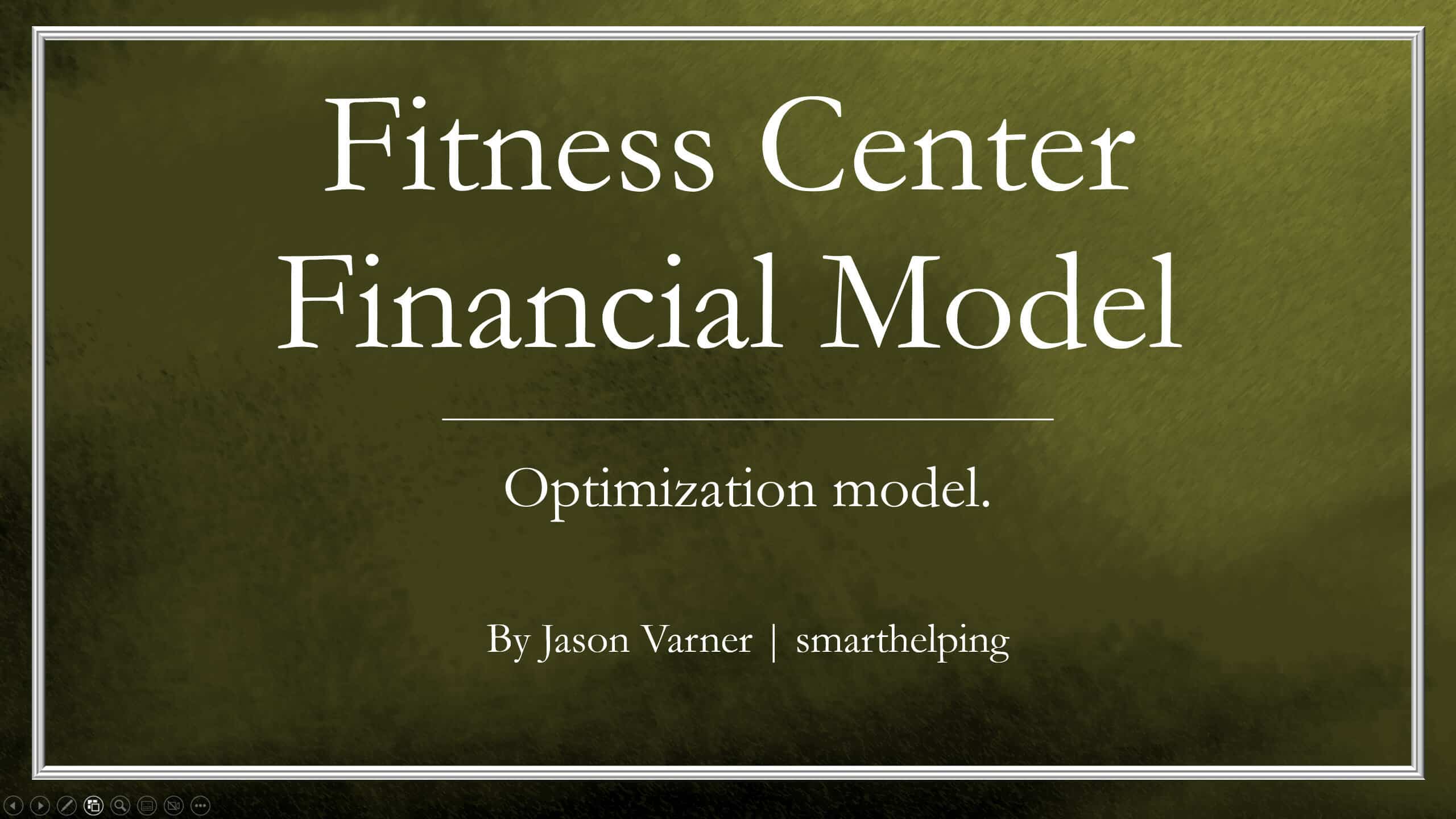 Fitness Center 10 Year Financial Model