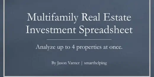 10 Year Multi-family Real Estate Model – Options for Joint Venture and Refi