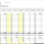 Capitalization Table Showing Equity Distribution | eFinancialModels Detailed capitalization table with equity percentages and contributions for various investors.