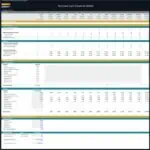 Payroll breakdown for a boutique gym showing positions and salary estimates.