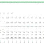 Detailed financial debt schedule for Blue Hydrogen, showing repayment and interest information.