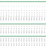 Financial model showcasing seaweed production volume, pricing, and revenue projections.