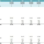 Table displaying Debt and Leasing Schedule with details on Senior Debt and Leasing Equipment payments and balances.